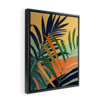 Abstract Art Tropical Leaves 117 Framed Canvas Print Gallery Image 2