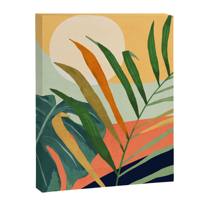 Abstract Art Tropical Leaves 118 Canvas Print Gallery Image 1