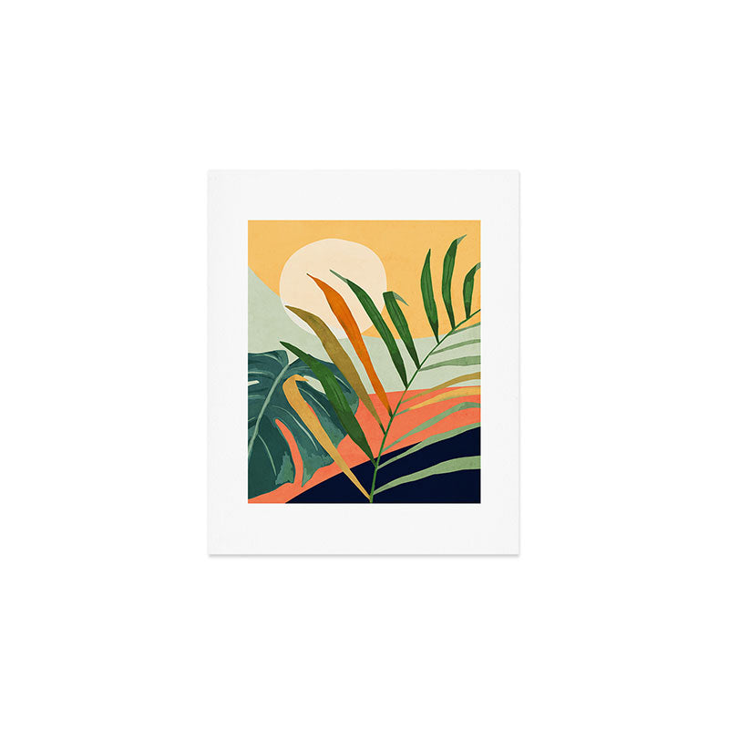 Abstract Art Tropical Leaves 118 Art Print Gallery Image 1