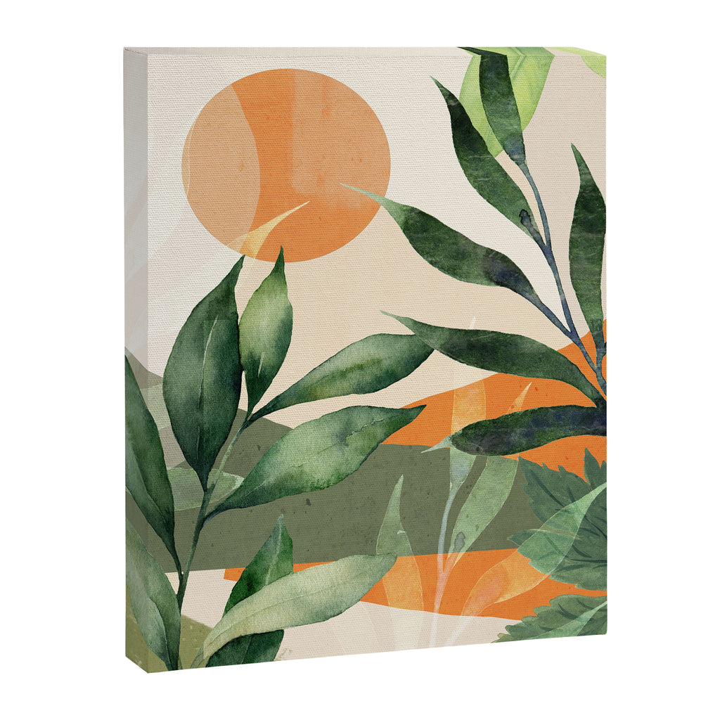 Abstract Art Tropical Leaves 123 Canvas Print Gallery Image 6