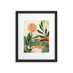 Abstract Art Tropical Leaves 123 Framed Art Print Gallery Image 5