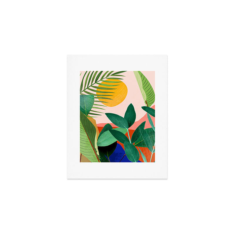 Abstract Art Tropical Leaves 126 Art Print Gallery Image 1