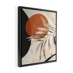 Abstract Art Tropical Leaves 133 Framed Canvas Print Gallery Image 2