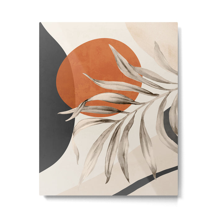 Abstract Art Tropical Leaves 133 Metal Print Gallery Image 1