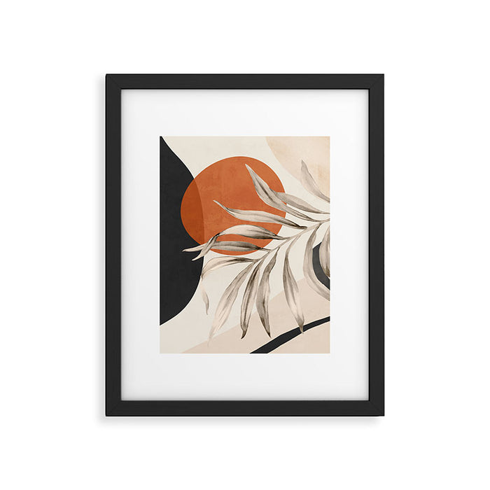 Abstract Art Tropical Leaves 133 Framed Art Print Gallery Image 1