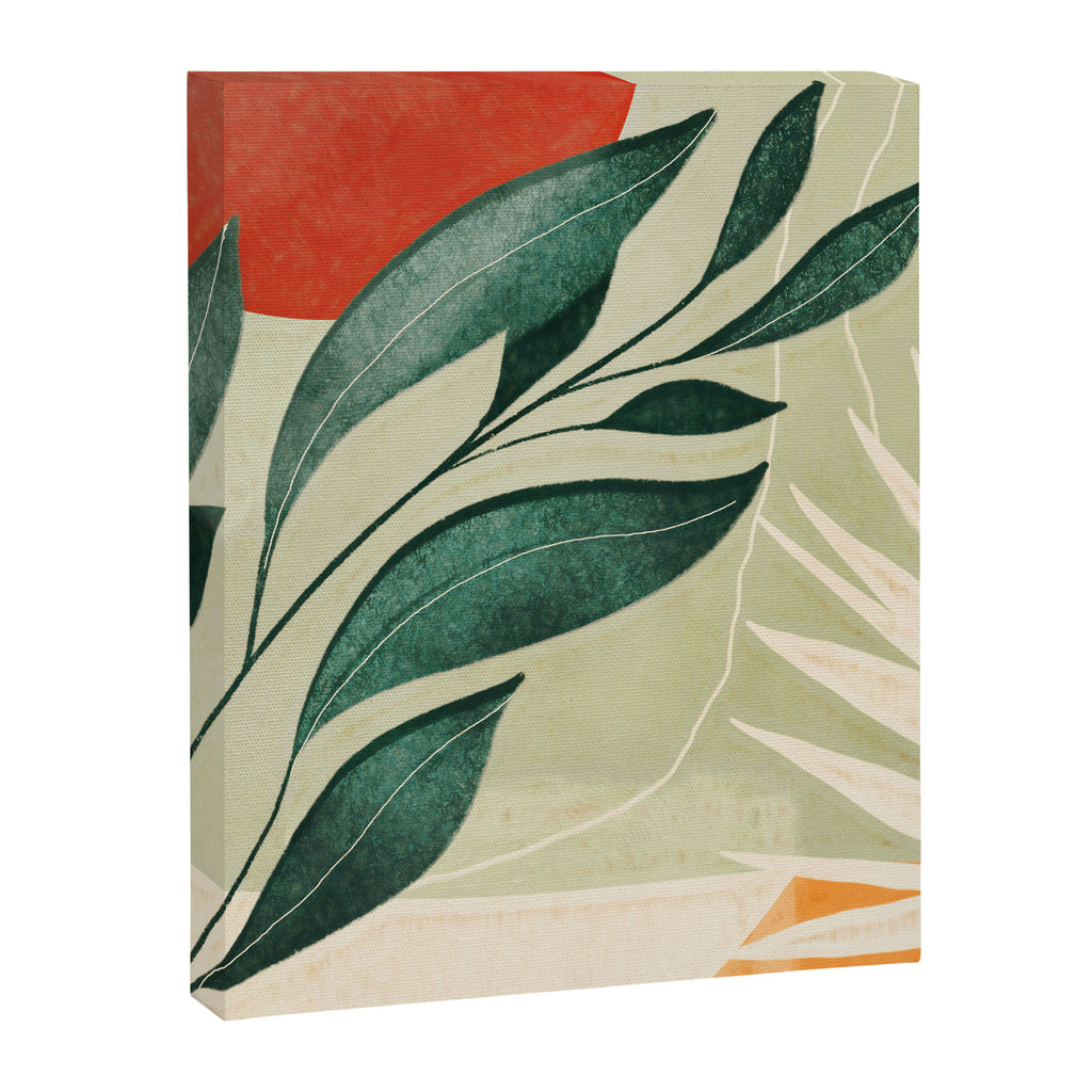 Abstract Art Tropical Leaves 14 Canvas Print Gallery Image 6