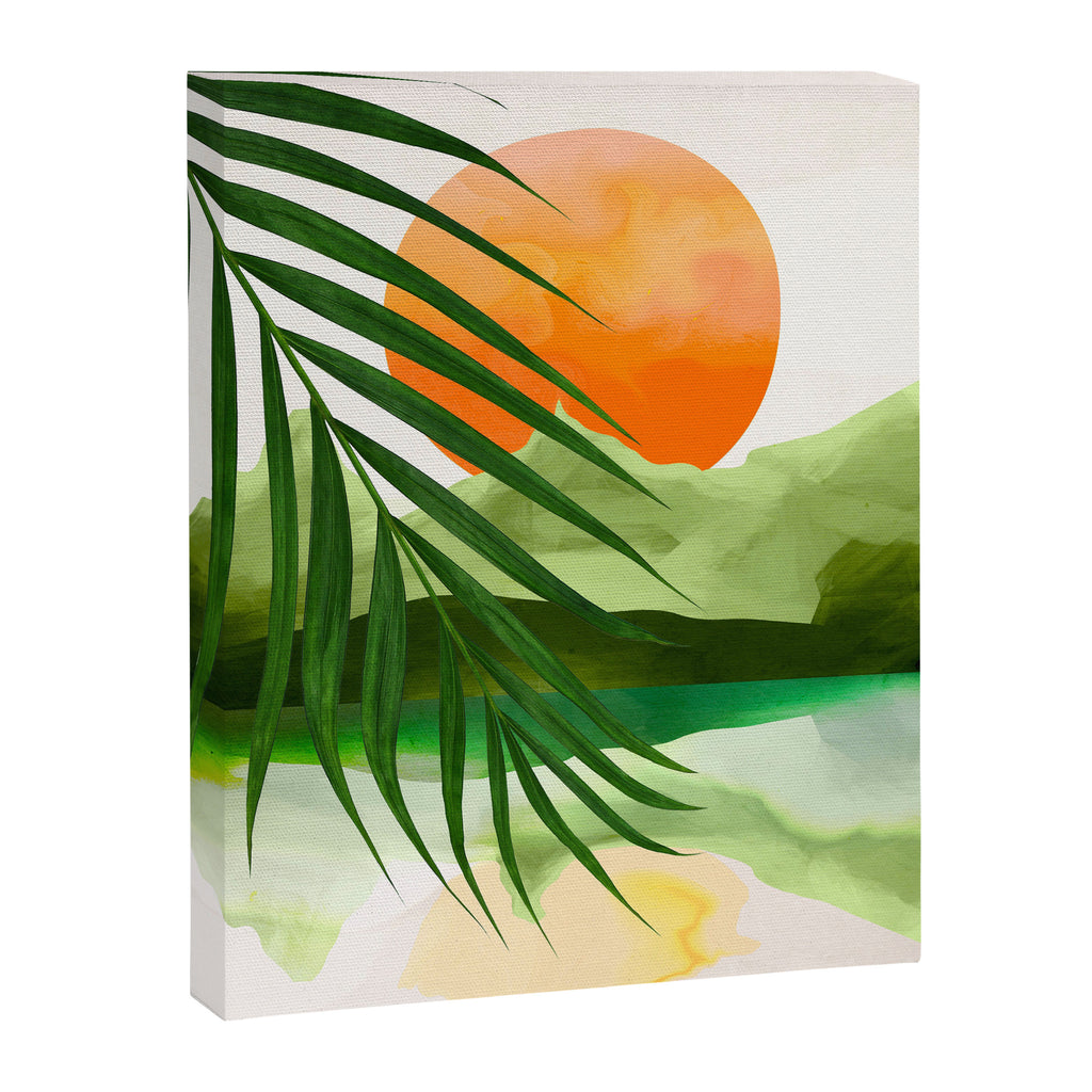 Abstract Art Tropical Leaves 140 Canvas Print Gallery Image 6