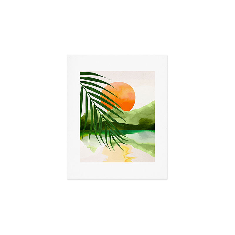 Abstract Art Tropical Leaves 140 Art Print Gallery Image 1
