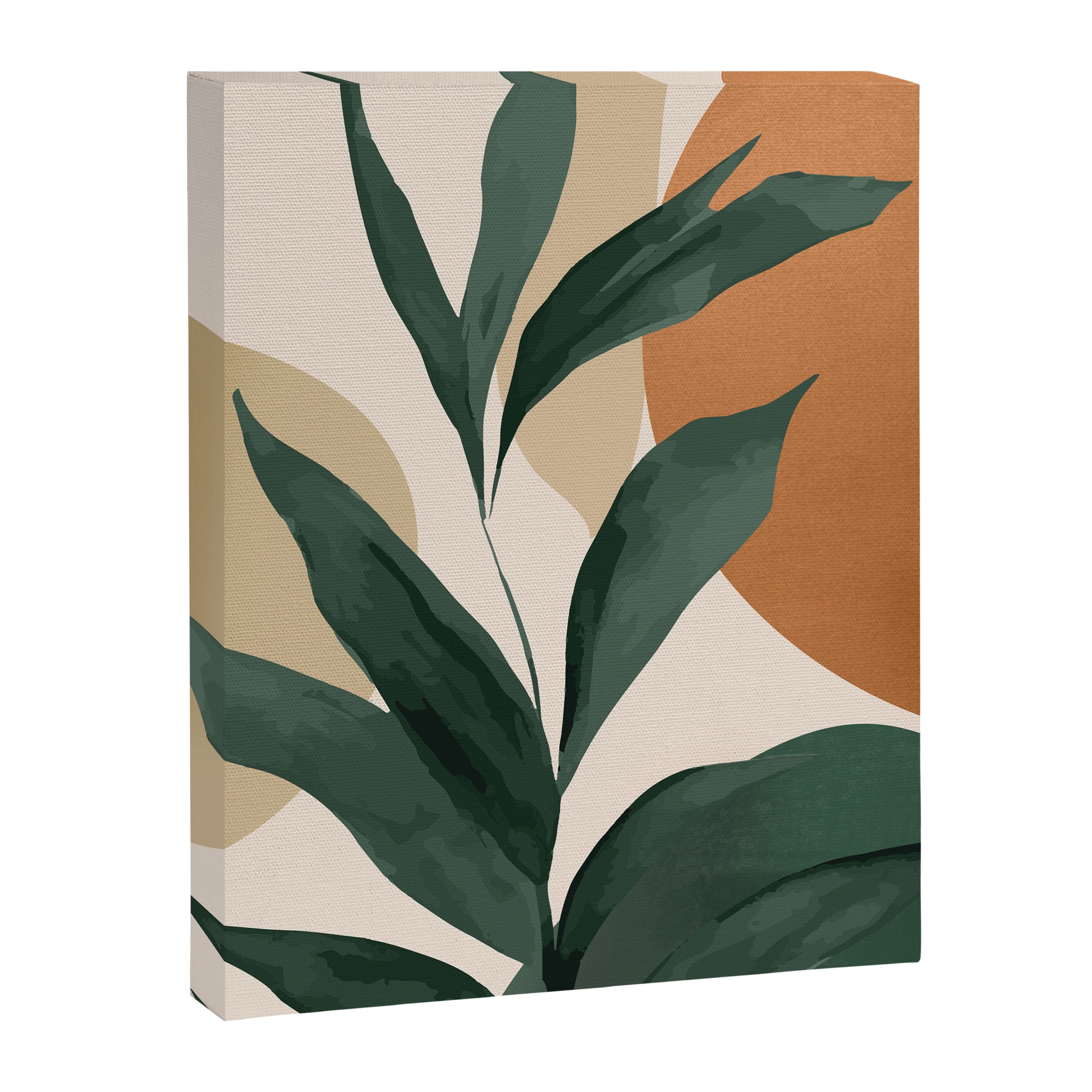 Abstract Art Tropical Leaves 147 Canvas Print Gallery Image 6