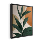 Abstract Art Tropical Leaves 147 Framed Canvas Print Gallery Image 2