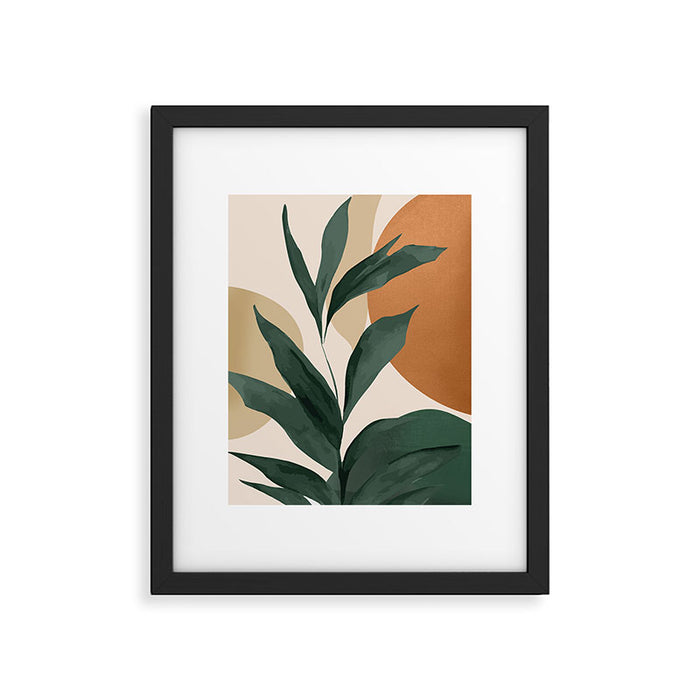 Abstract Art Tropical Leaves 147 Framed Art Print Gallery Image 1