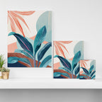 Abstract Art Tropical Leaves 15 Canvas Print Gallery Image 3