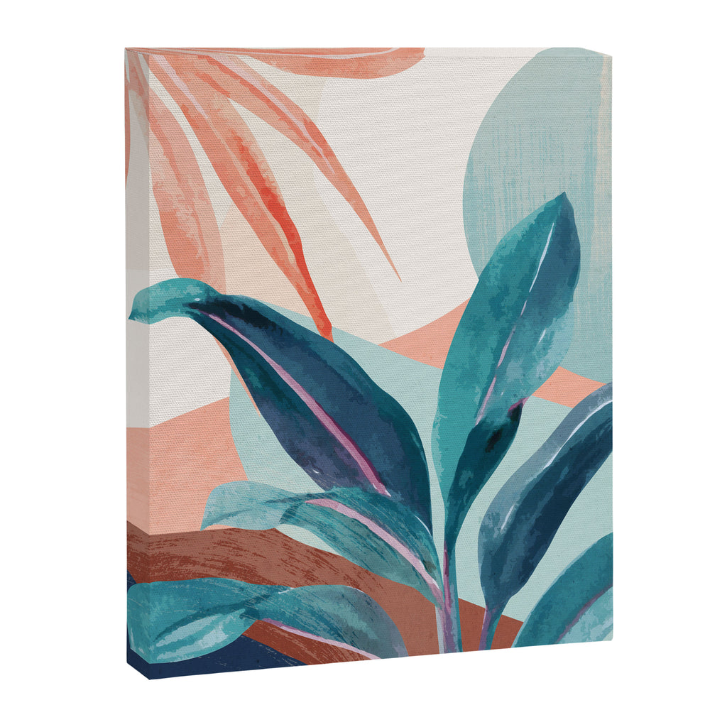 Abstract Art Tropical Leaves 15 Canvas Print Gallery Image 6