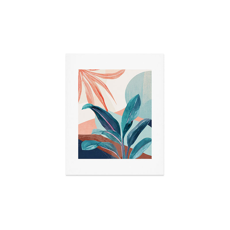 Abstract Art Tropical Leaves 15 Art Print Gallery Image 1