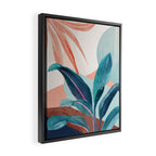 Abstract Art Tropical Leaves 15 Framed Canvas Print Gallery Image 2