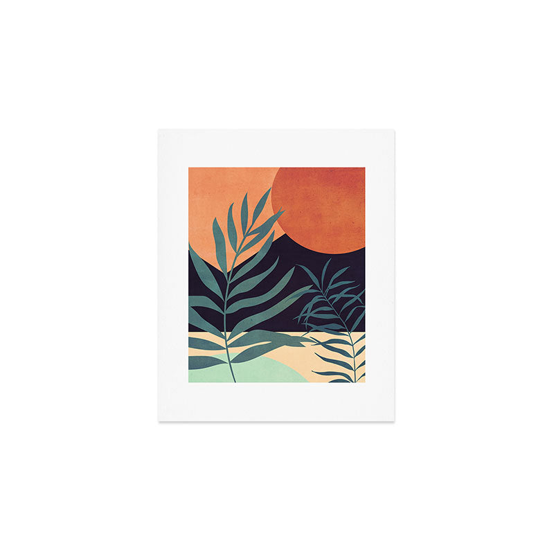Abstract Art Tropical Leaves 16 Art Print Gallery Image 1