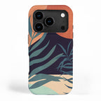 Abstract Art Tropical Leaves 16 iPhone Case Gallery Image 1