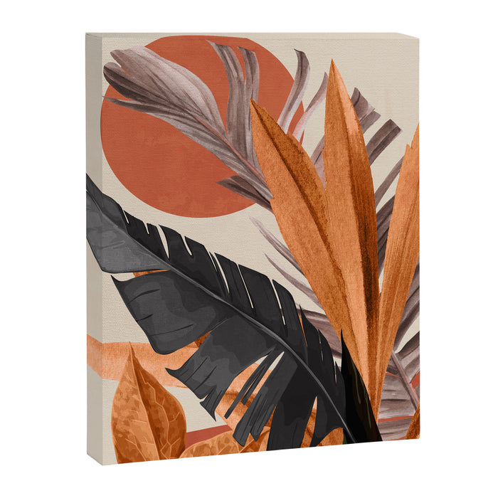 Abstract Art Tropical Leaves 160 Canvas Print Gallery Image 1