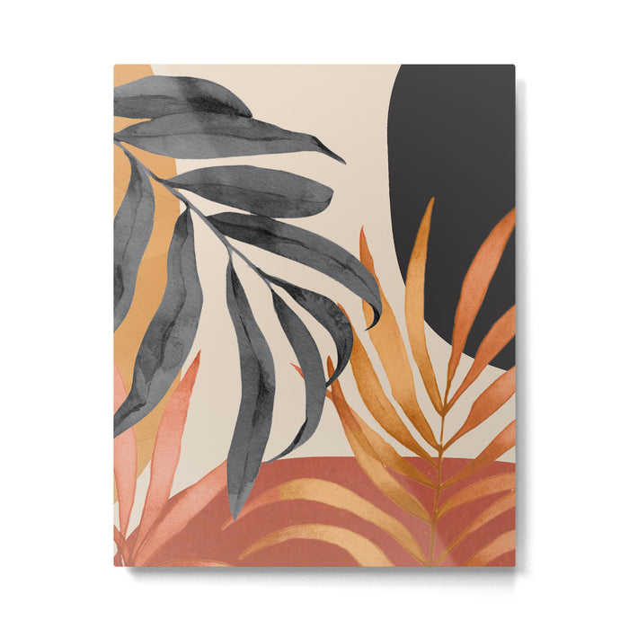 Abstract Art Tropical Leaves 160 Metal Print Gallery Image 1