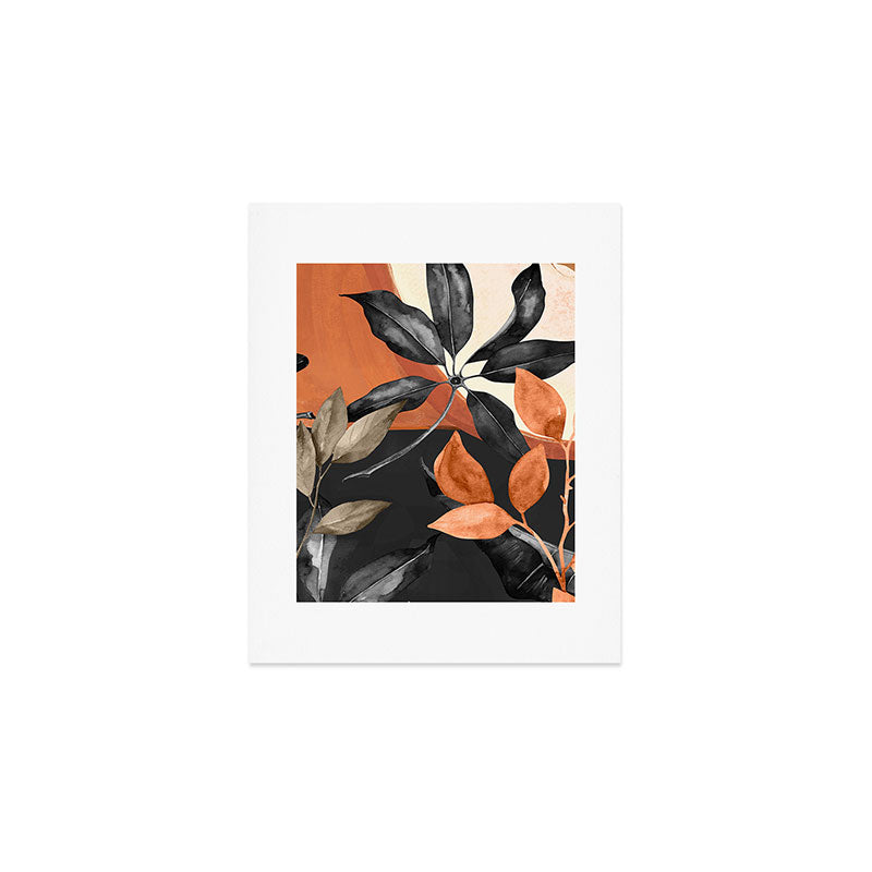 Abstract Art Tropical Leaves 161 Art Print Gallery Image 1
