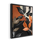 Abstract Art Tropical Leaves 161 Framed Canvas Print Gallery Image 2