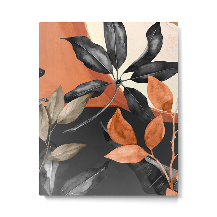 Abstract Art Tropical Leaves 161 Metal Print Gallery Image 1