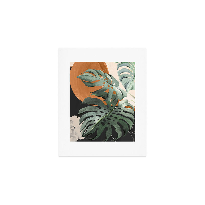 Abstract Art Tropical Leaves 162 Art Print Gallery Image 1