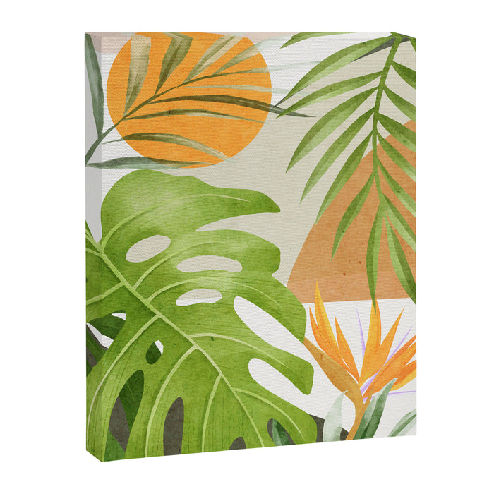Abstract Art Tropical Leaves 20 Canvas Print Gallery Image 1