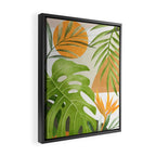 Abstract Art Tropical Leaves 20 Framed Canvas Print Gallery Image 2