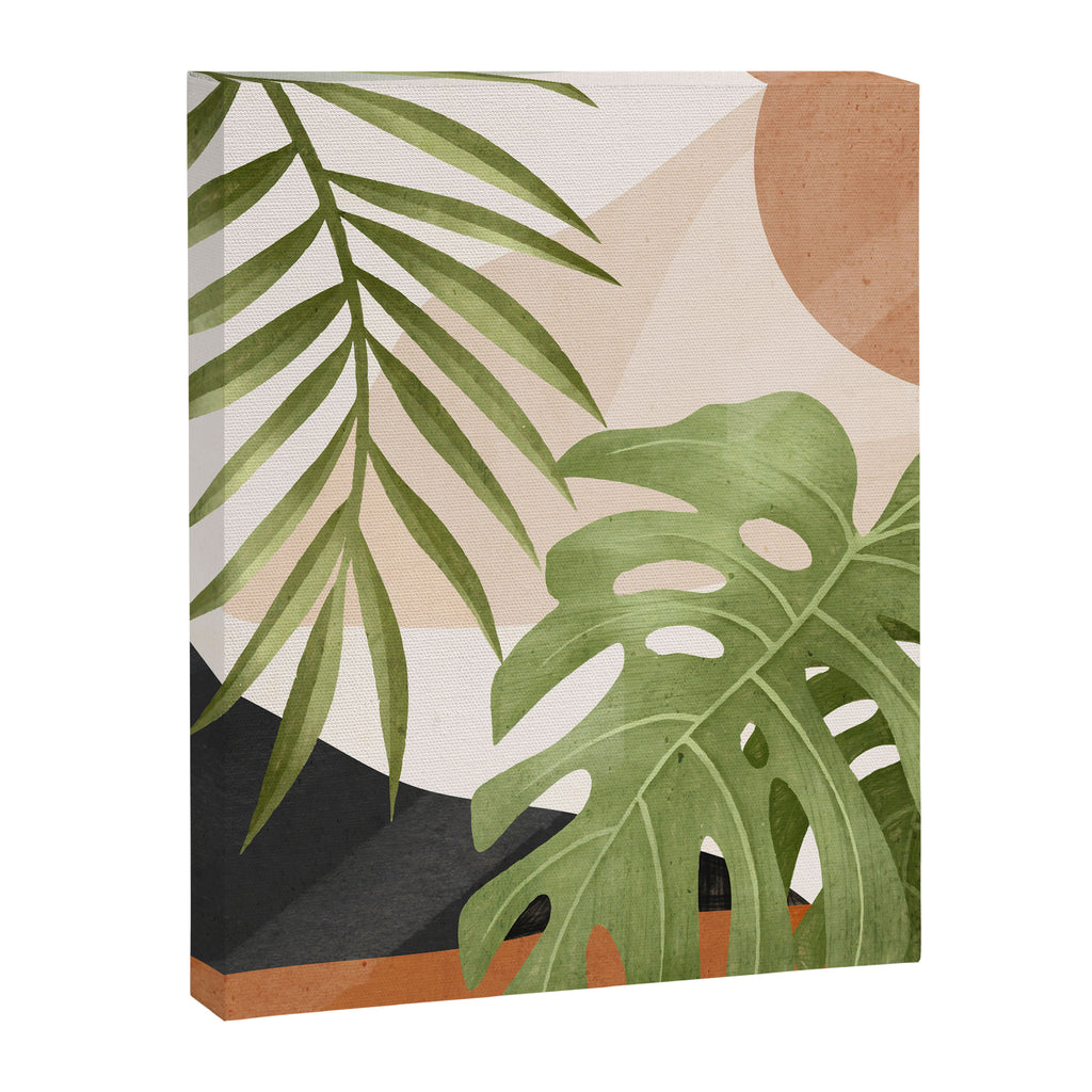 Abstract Art Tropical Leaves 21 Canvas Print Gallery Image 6