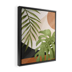 Abstract Art Tropical Leaves 21 Framed Canvas Print Gallery Image 2