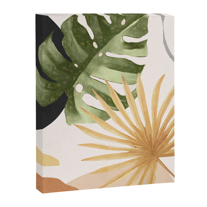Abstract Art Tropical Leaves 22 Canvas Print Gallery Image 1