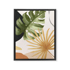 Abstract Art Tropical Leaves 22 Framed Canvas Print Gallery Image 6