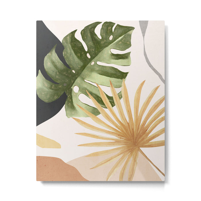 Abstract Art Tropical Leaves 22 Metal Print Gallery Image 1