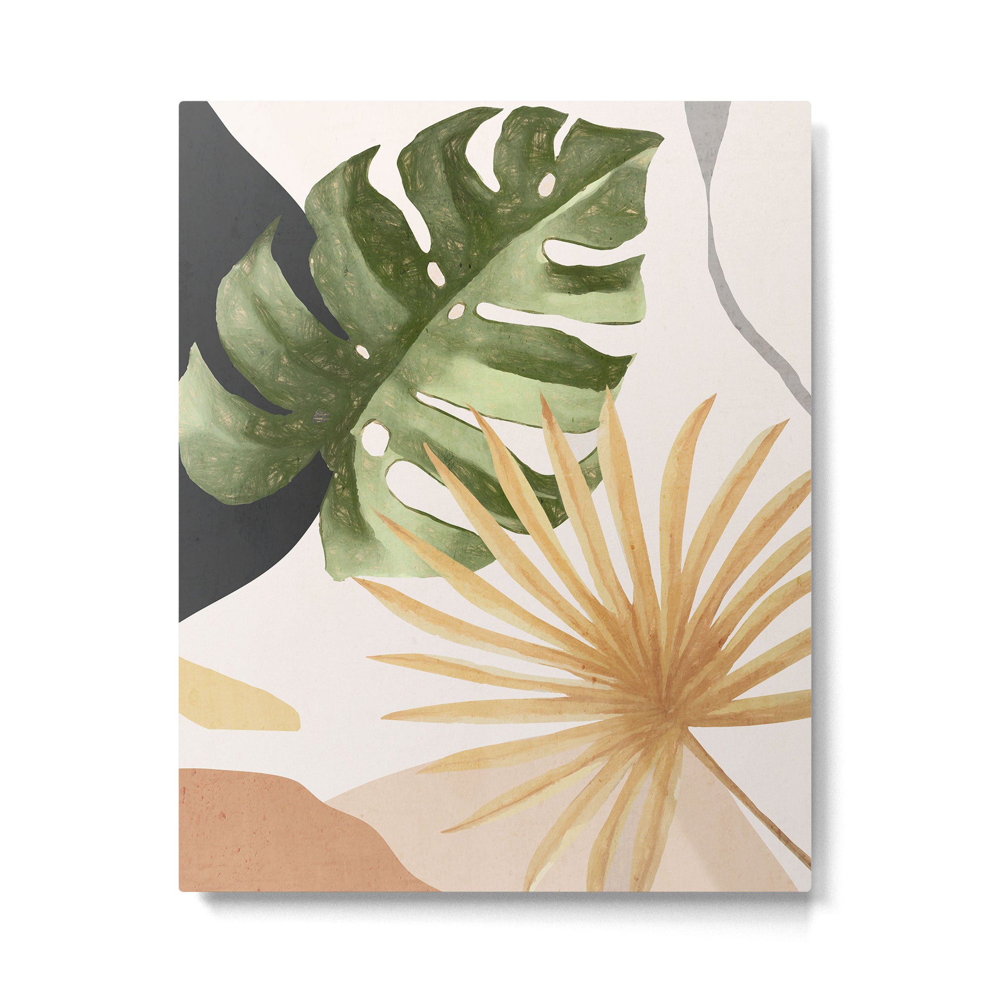 Abstract Art Tropical Leaves 22 Metal Print Gallery Image 4