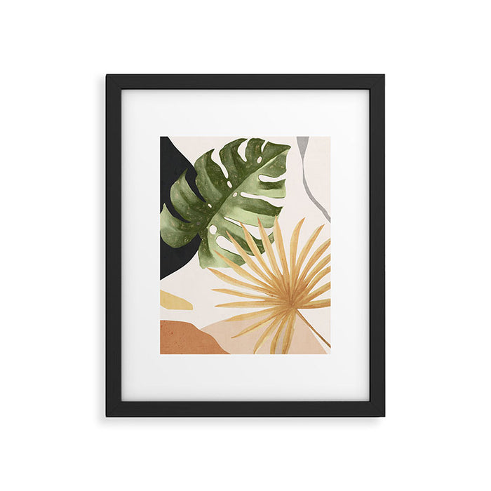 Abstract Art Tropical Leaves 22 Framed Art Print Gallery Image 1