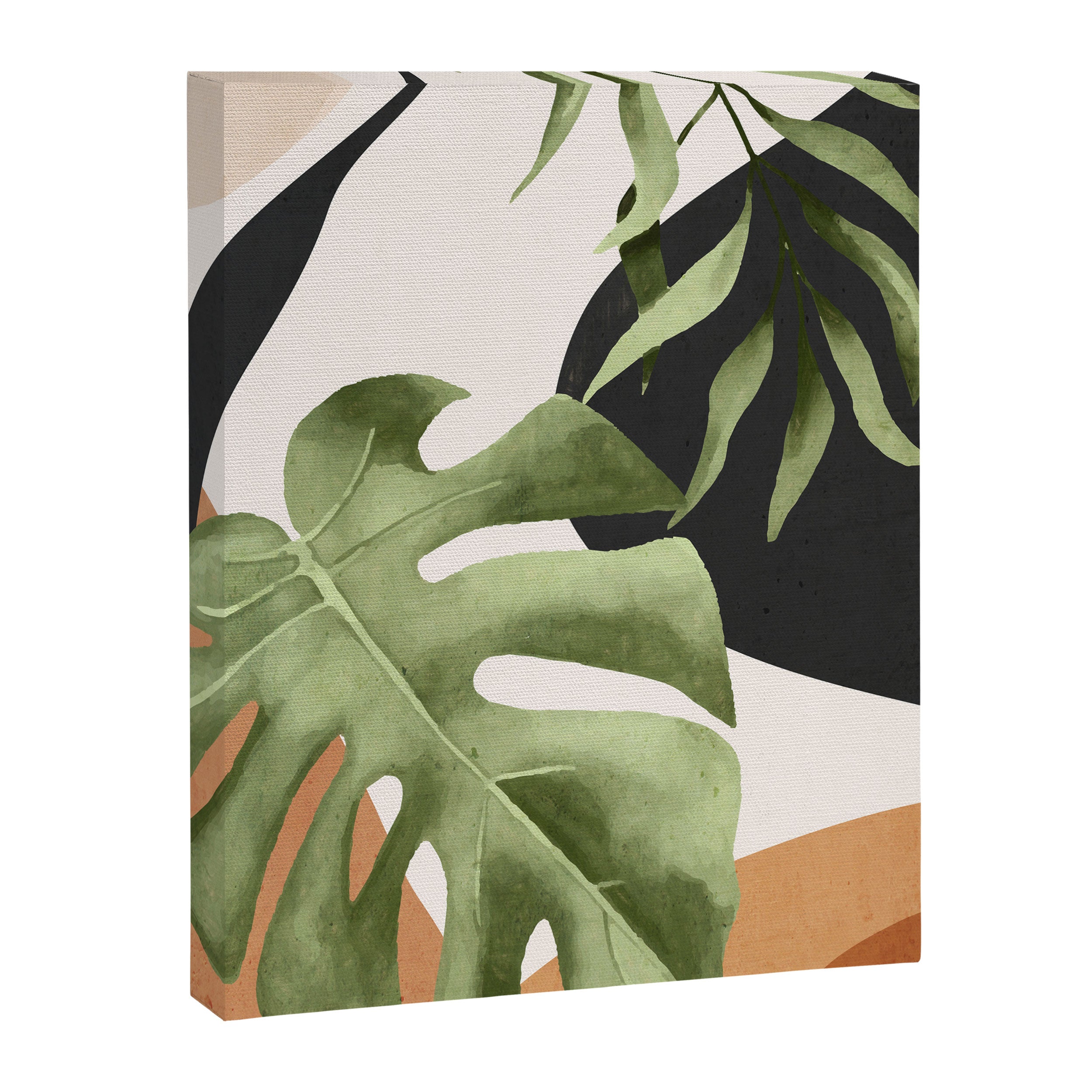 Abstract Art Tropical Leaves 23 Canvas Print Gallery Image 6