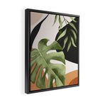 Abstract Art Tropical Leaves 23 Framed Canvas Print Gallery Image 2