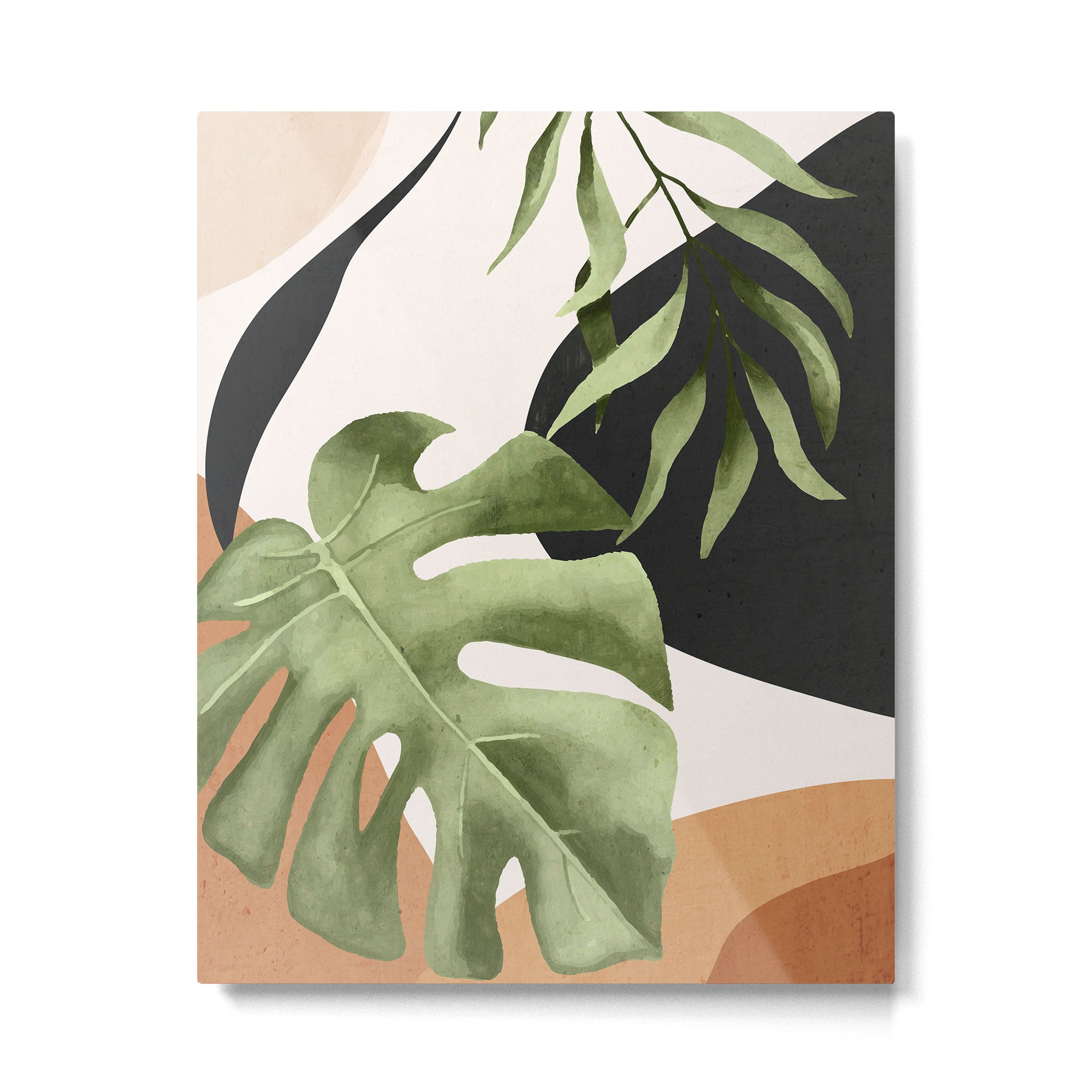 Abstract Art Tropical Leaves 23 Metal Print Gallery Image 4