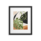 Abstract Art Tropical Leaves 23 Framed Art Print Gallery Image 5