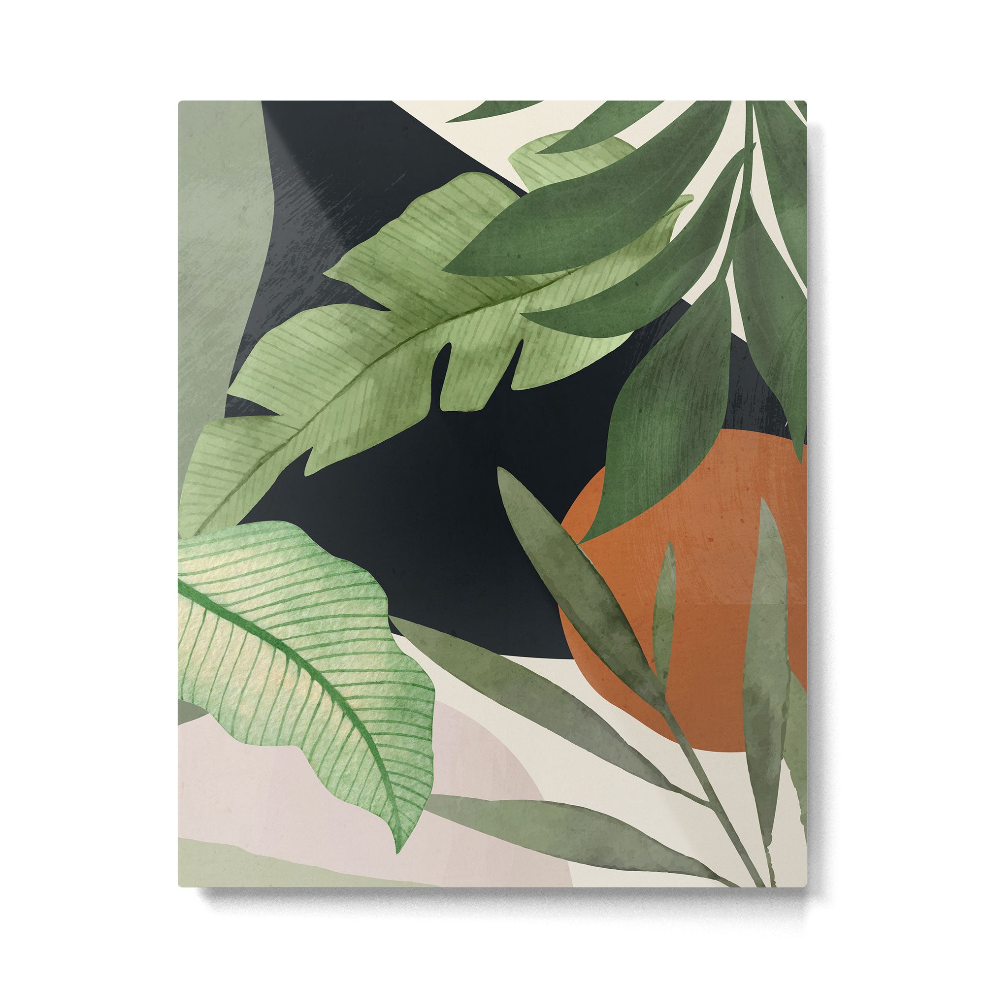 Abstract Art Tropical Leaves 38 Metal Print Gallery Image 4
