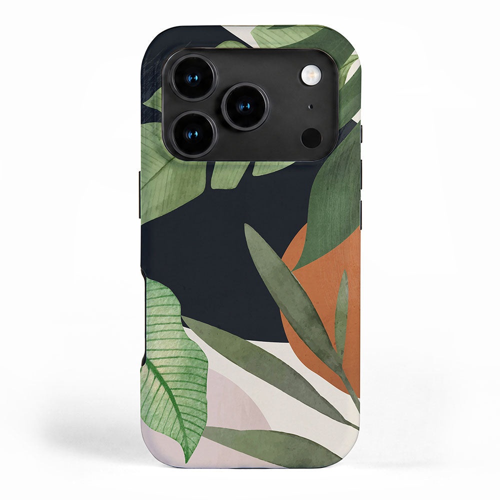 Abstract Art Tropical Leaves 38 iPhone Case Gallery Image 1