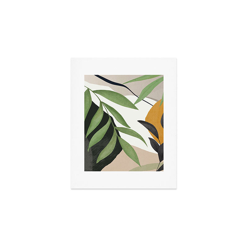 Abstract Art Tropical Leaves 39 Art Print Gallery Image 1