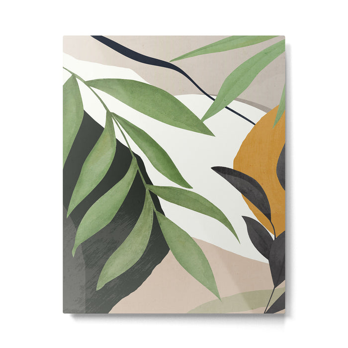 Abstract Art Tropical Leaves 39 Metal Print Gallery Image 1