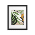 Abstract Art Tropical Leaves 39 Framed Art Print Gallery Image 5