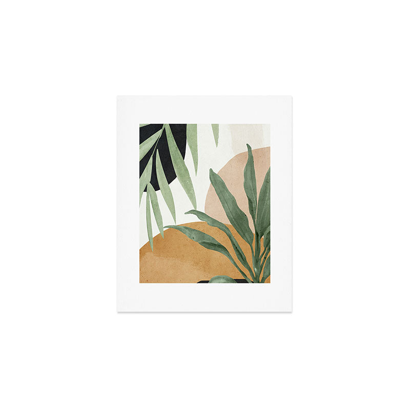Abstract Art Tropical Leaves 4 Art Print Gallery Image 1