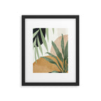 Abstract Art Tropical Leaves 4 Framed Art Print Gallery Image 5