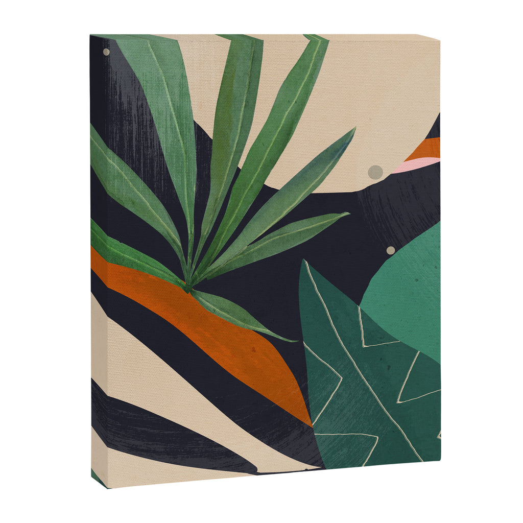 Abstract Art Tropical Leaves 41 Canvas Print Gallery Image 6