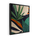 Abstract Art Tropical Leaves 41 Framed Canvas Print Gallery Image 2