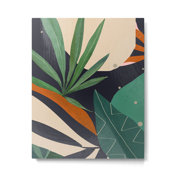 Abstract Art Tropical Leaves 41 Metal Print Gallery Image 1